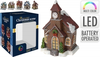 Domek svítící LED 